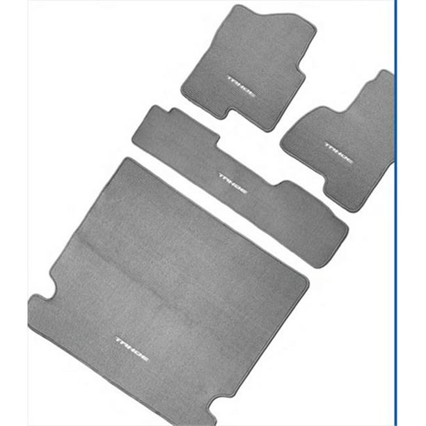 Black Nylon Carpet Coverking Custom Fit Front and Rear Floor Mats for Select Five Hundred Series Models CFMBX1FD7613 